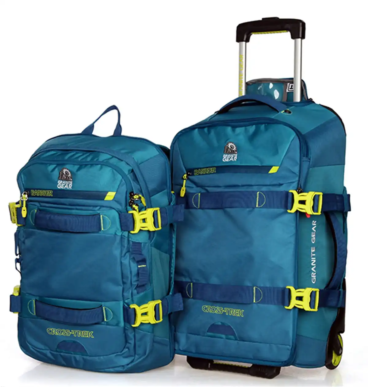 Granite Gear Wheeled Duffle 2PCS Set Separable Backpack With Wheel Suitcase Luggage Tote Carry On G2024-5003