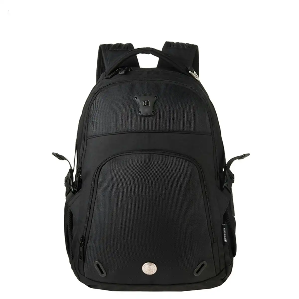 Swisswin Swiss waterproof 15.6" laptop Backpack School backpack Travel Backpack SW9017-Black