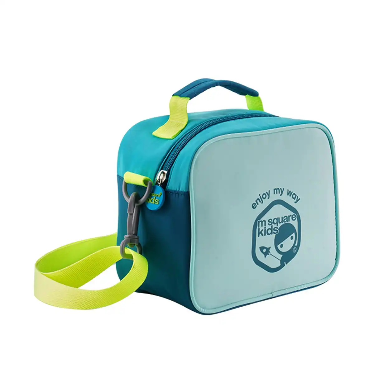 M Square Travel Large Capacity Multi-Functional Kids Shoulder Bag Blue
