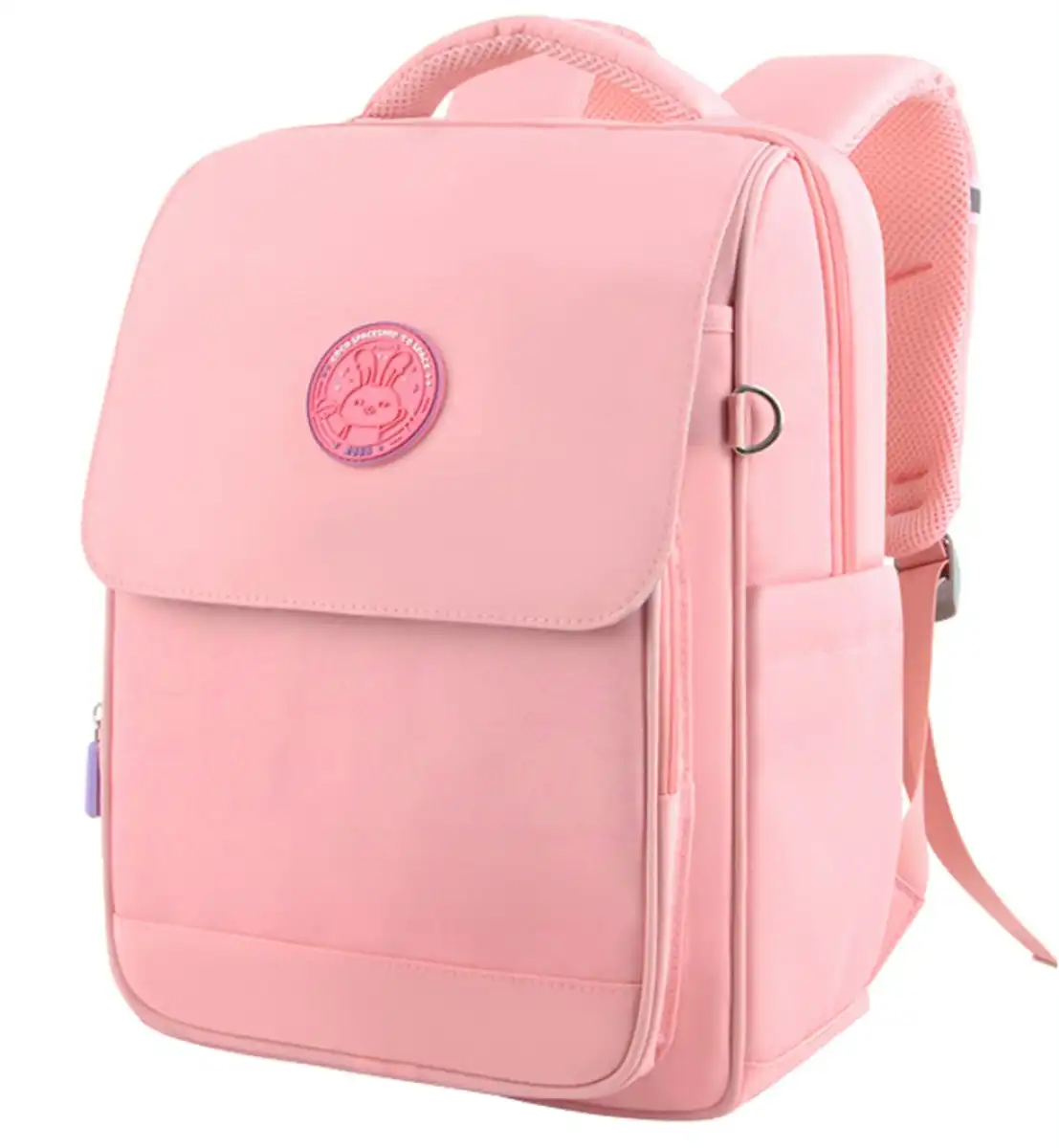 Yome Kids School Backpack With Back Support and Airflow Systerm For Year 3-6 Students Y21 Pink