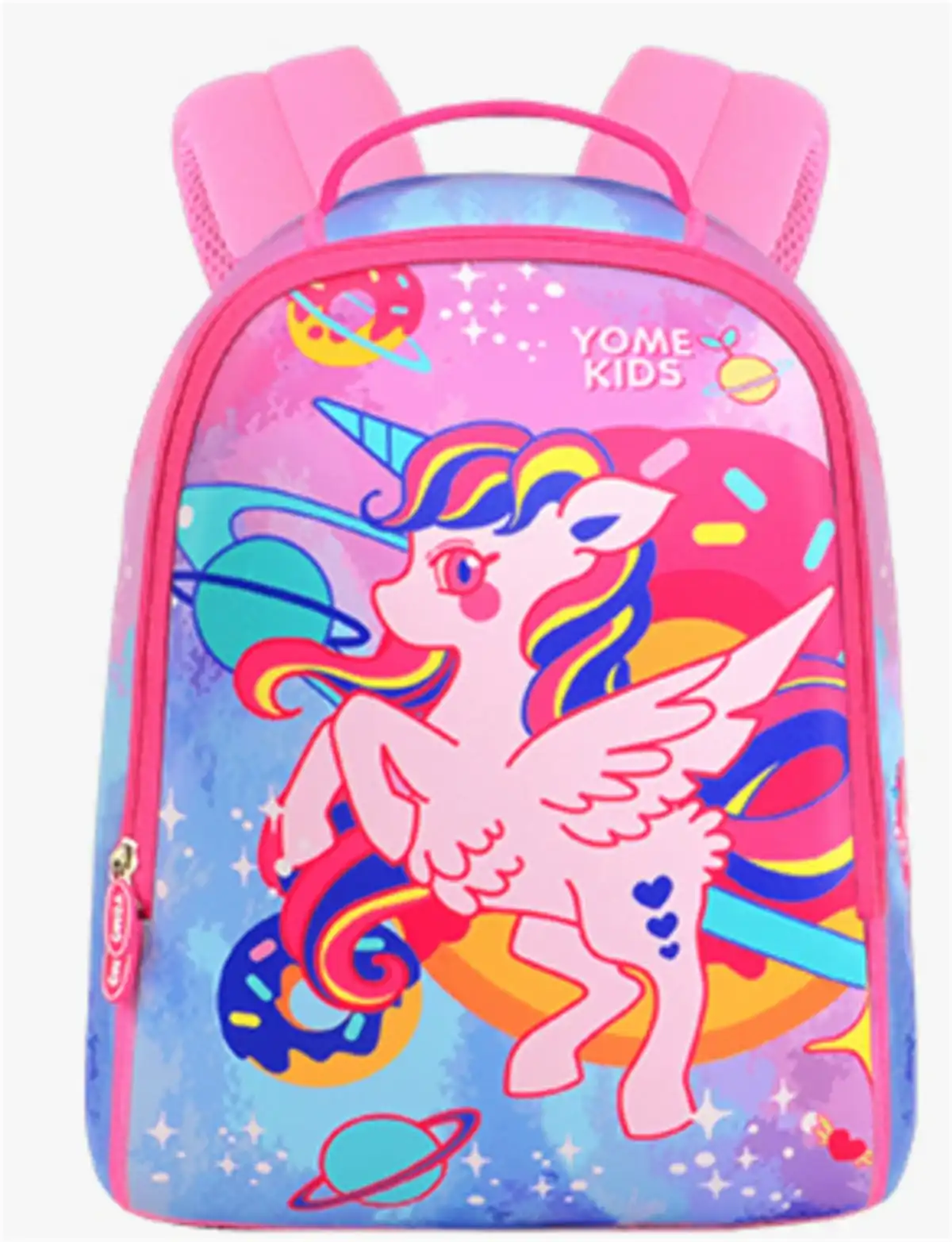 Yome Kids School Backpack With Back Support and Airflow Systerm For kindergarten-Year 2 Students YC19 Pink