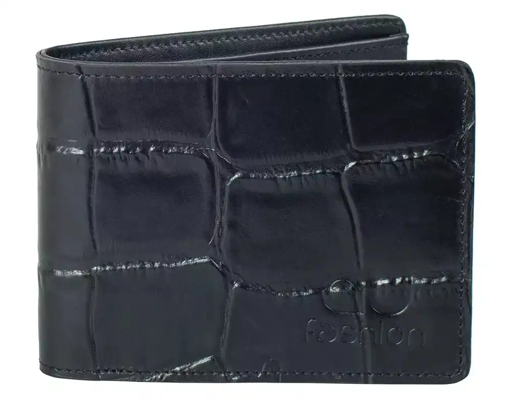 Billford Black Croc Leather Wallet