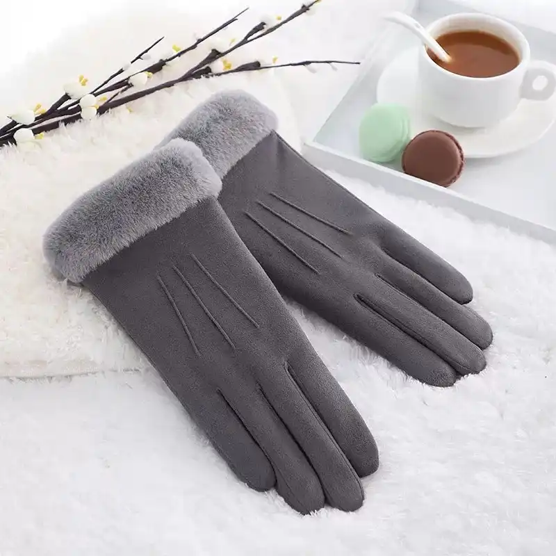 Fleece Women Winter Fashion Gloves
