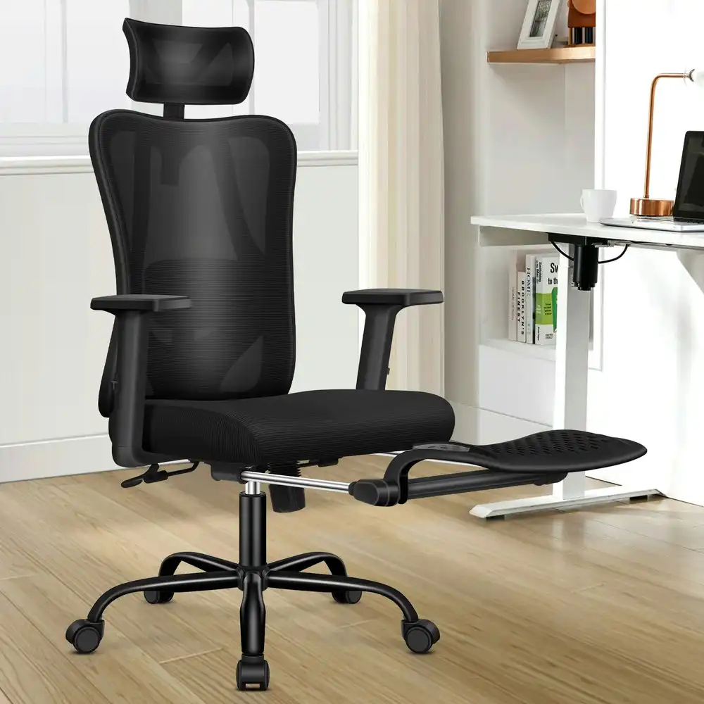 Alfordson Ergonomic Executive Mesh Office Chair All Black
