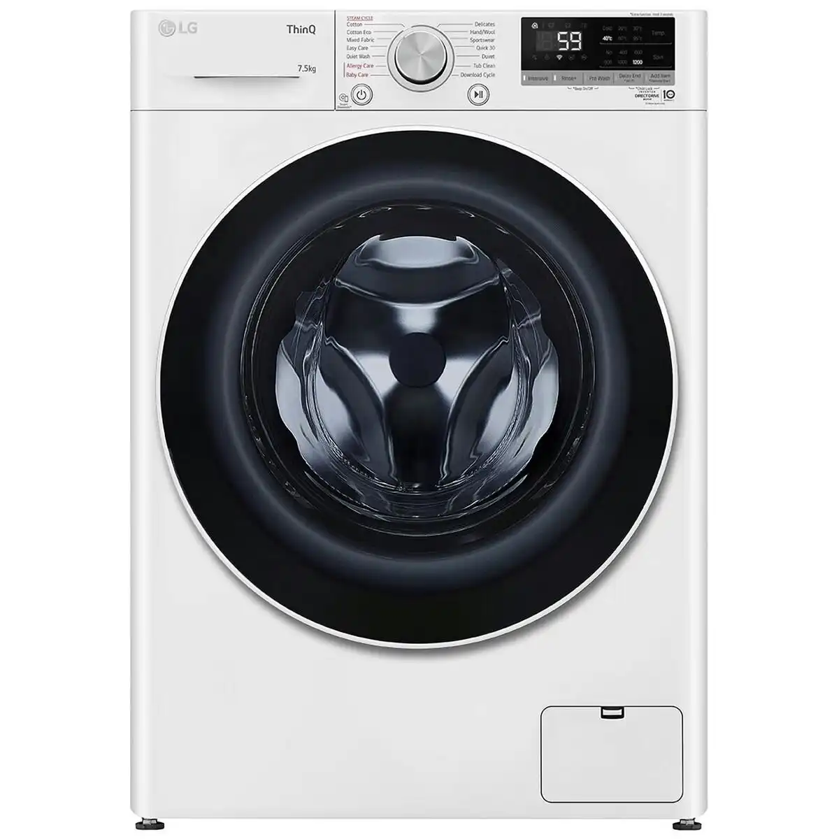 LG 7.5kg Front Load Washing Machine with Steam