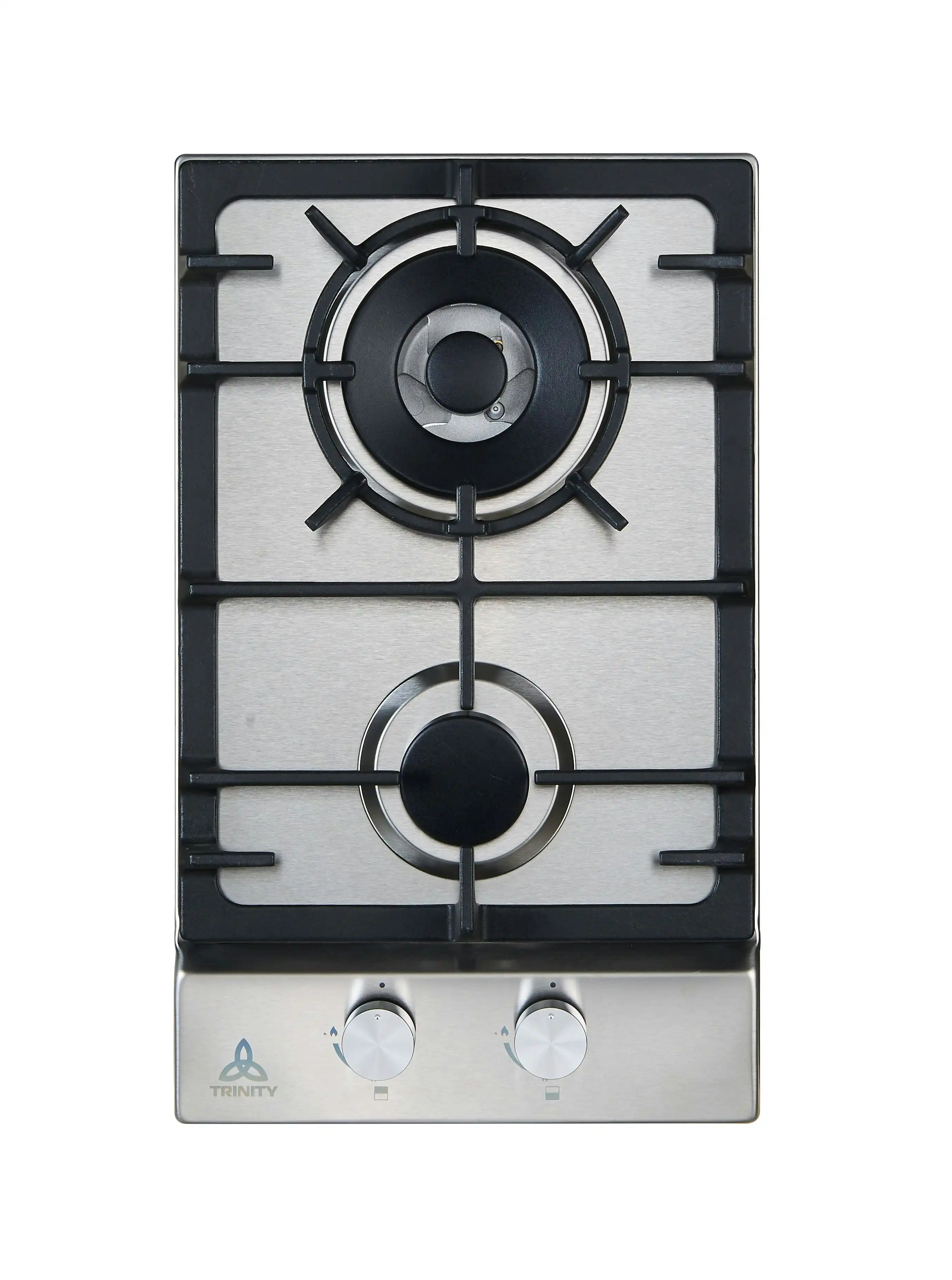 Trinity 30cm Gas Cooktop 2 Burners Stainless Steel
