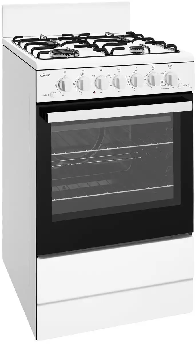 Chef 54cm Freestanding Conventional LPG Gas Oven/Stove