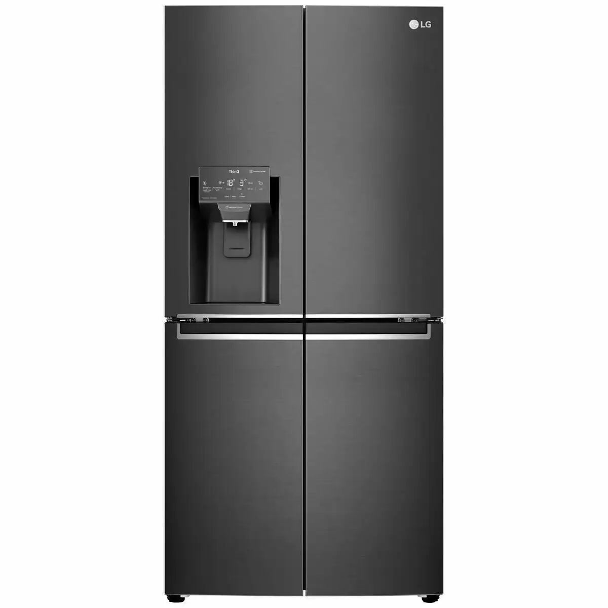 LG 506L Slim French Door Fridge Non Plumbed Ice & Water Dispenser