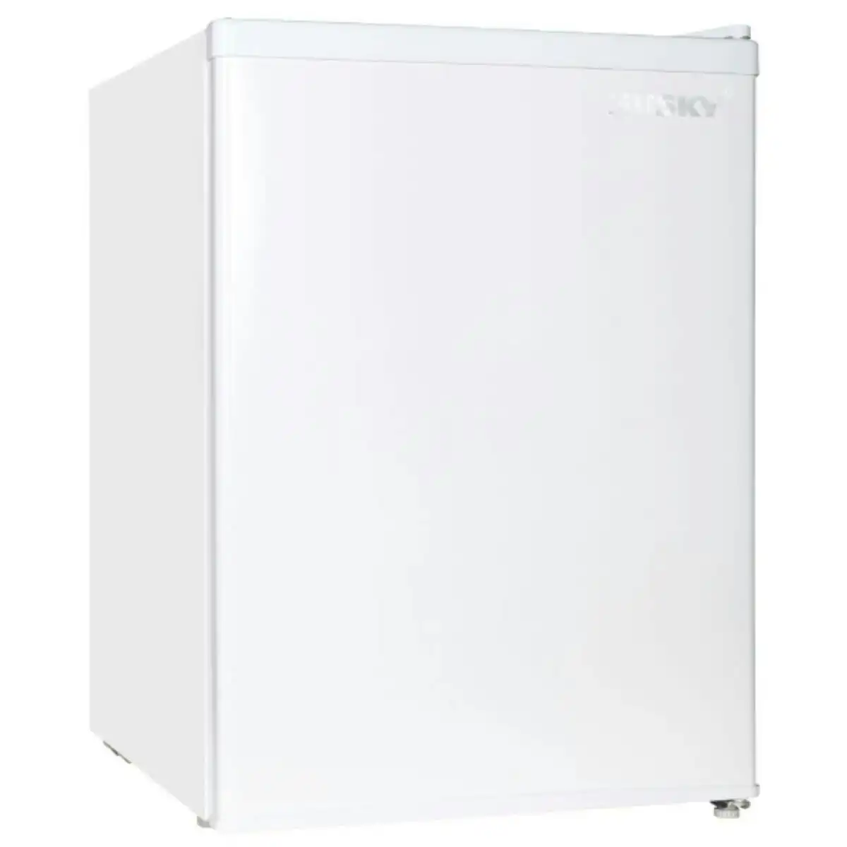 Husky 69L White Bar Fridge Solid Door with Freezer