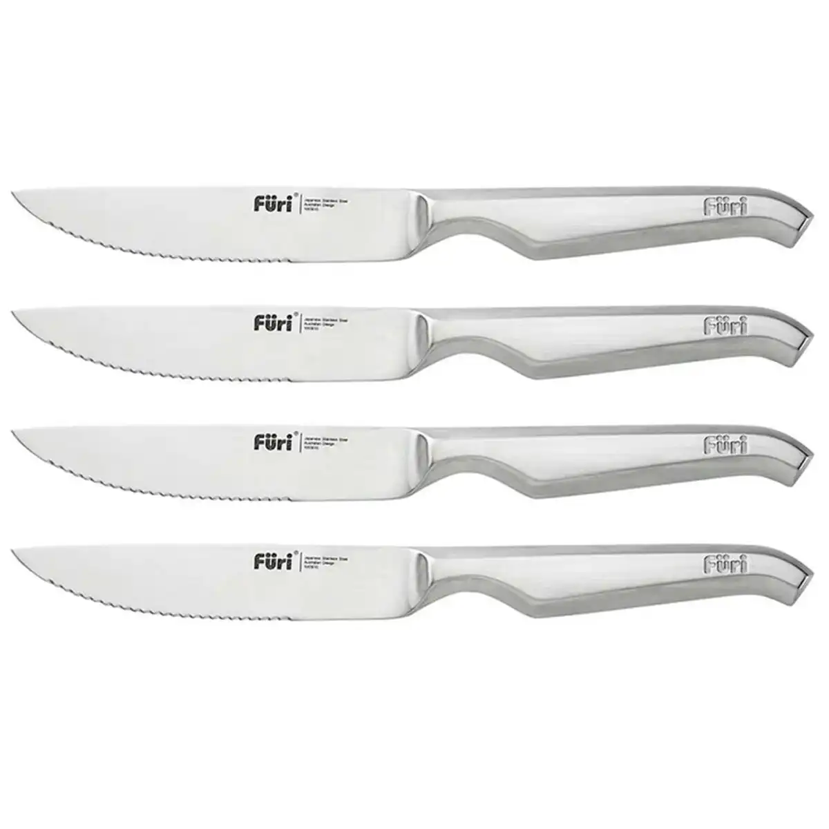 Furi Pro Serrated Steak Knives Four Piece Set