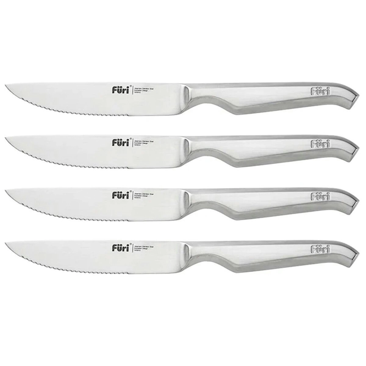 Furi Pro Serrated Steak Knives Four Piece Set