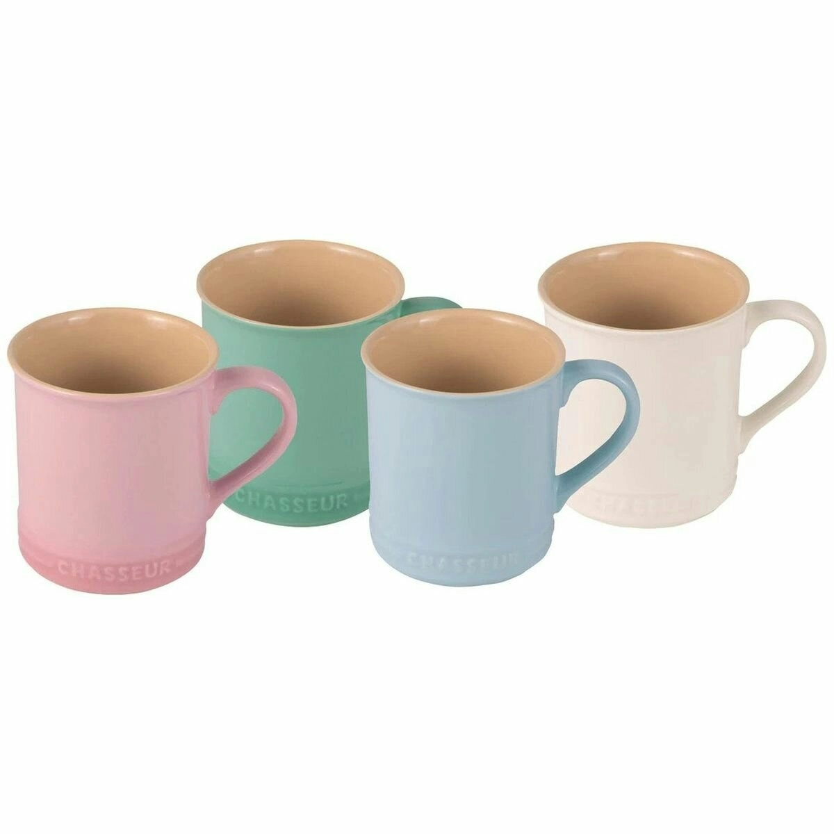 Chasseur Macaron Collection 4 Piece Mug Set