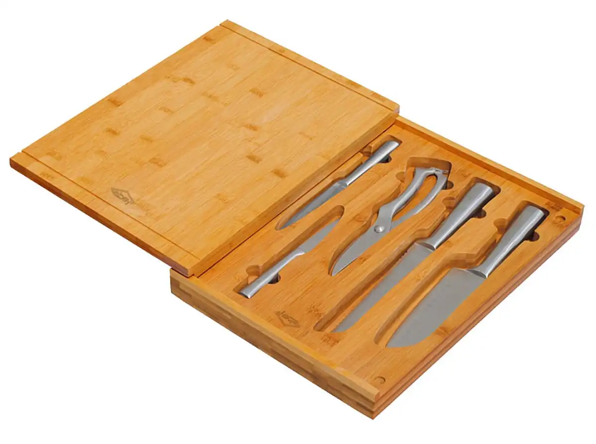 Abey Chopping Board with Knife Set