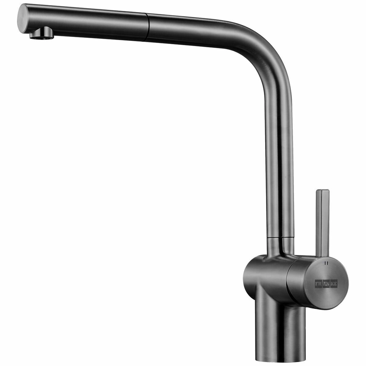 Franke ATLAS NEO Swivel Pull Out Kitchen Mixer Tap Gun Metal