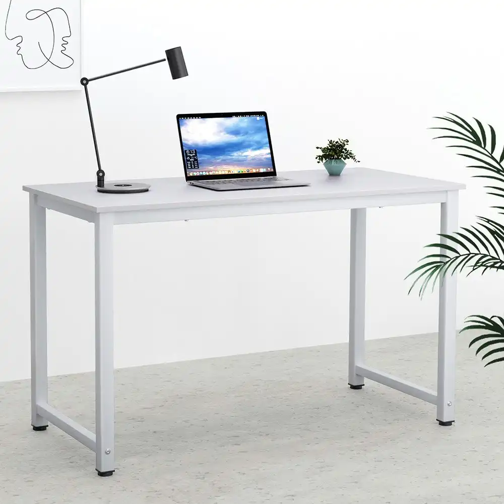 Artiss Computer Desk Home Office Study Table White 120CM