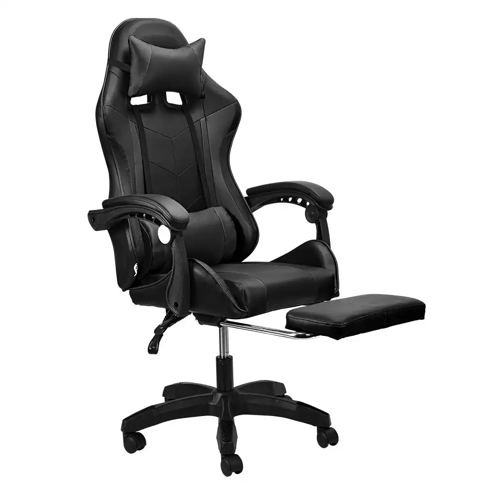 Furb Ergonomic Gaming Chair Recliner Leather Office Chair with Footrest Lumbar