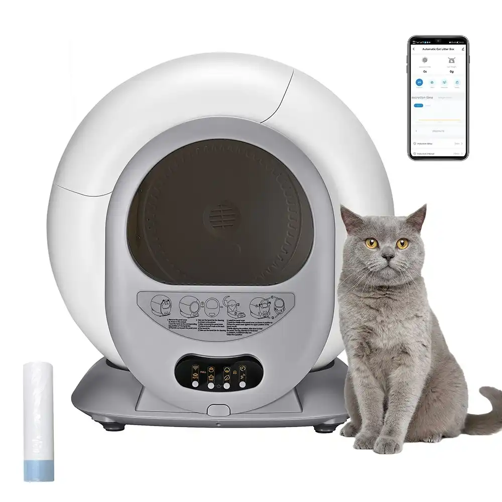 Taily Automatic Self-Cleaning Cat Litter Box APP Control Odor-Removal Pet Toilet