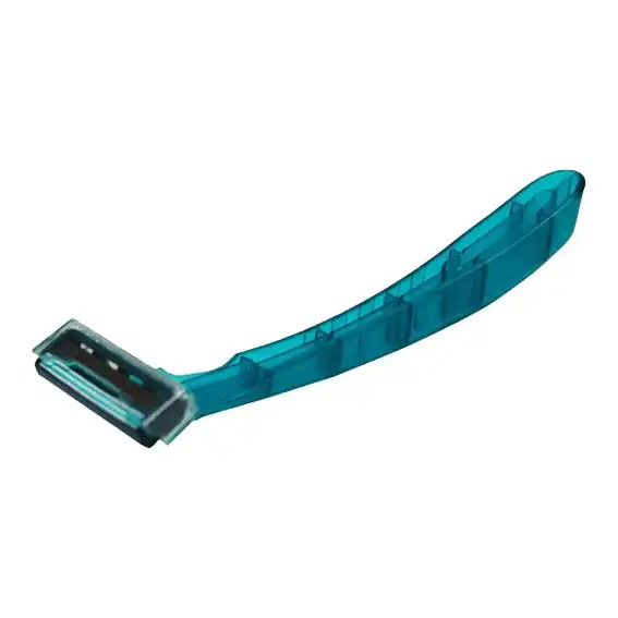 Livingstone Ultra Sharp Shaving Razors Triple Blade with Handle and Lubricating Strip Blue