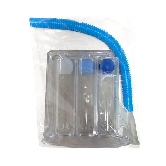 Livingstone Tri-Ball Incentive Spirometer with Coloured Flow Rates Indicator 12 Carton