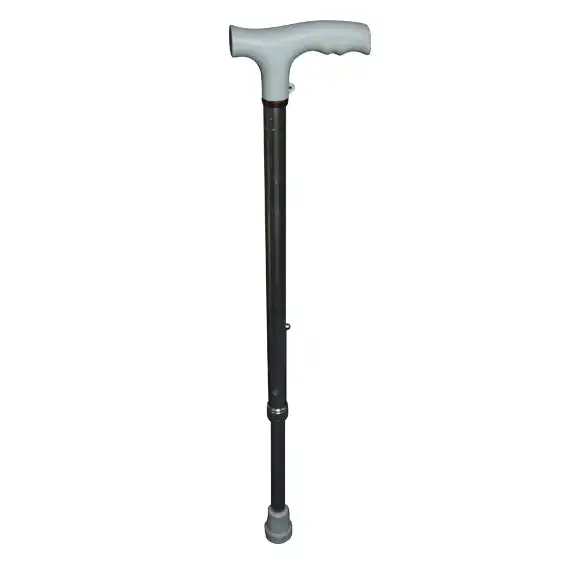 Livingstone Walking Stick Aluminium Silver Adult, Adjustable 52.5- 75.5 cm