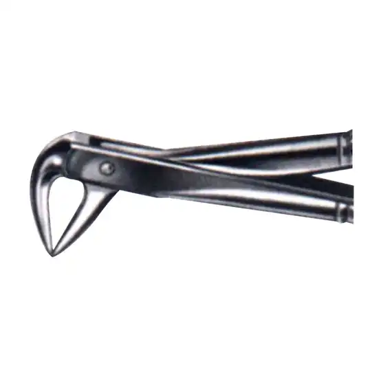 Adler Dental Extracting Forceps, No. 74, Lower Root, Stainless Steel