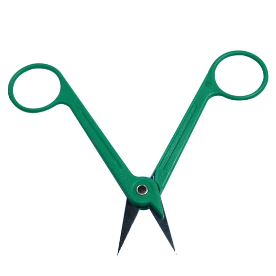 Plastic Scissors 12cm Sharp/Sharp Stainless Steel Blade