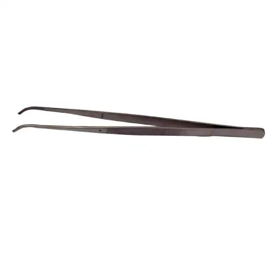 Livingstone Potts Smith Dissecting Forceps, 21cm, Serrated Jaws, Curved, Stainless Steel, Each