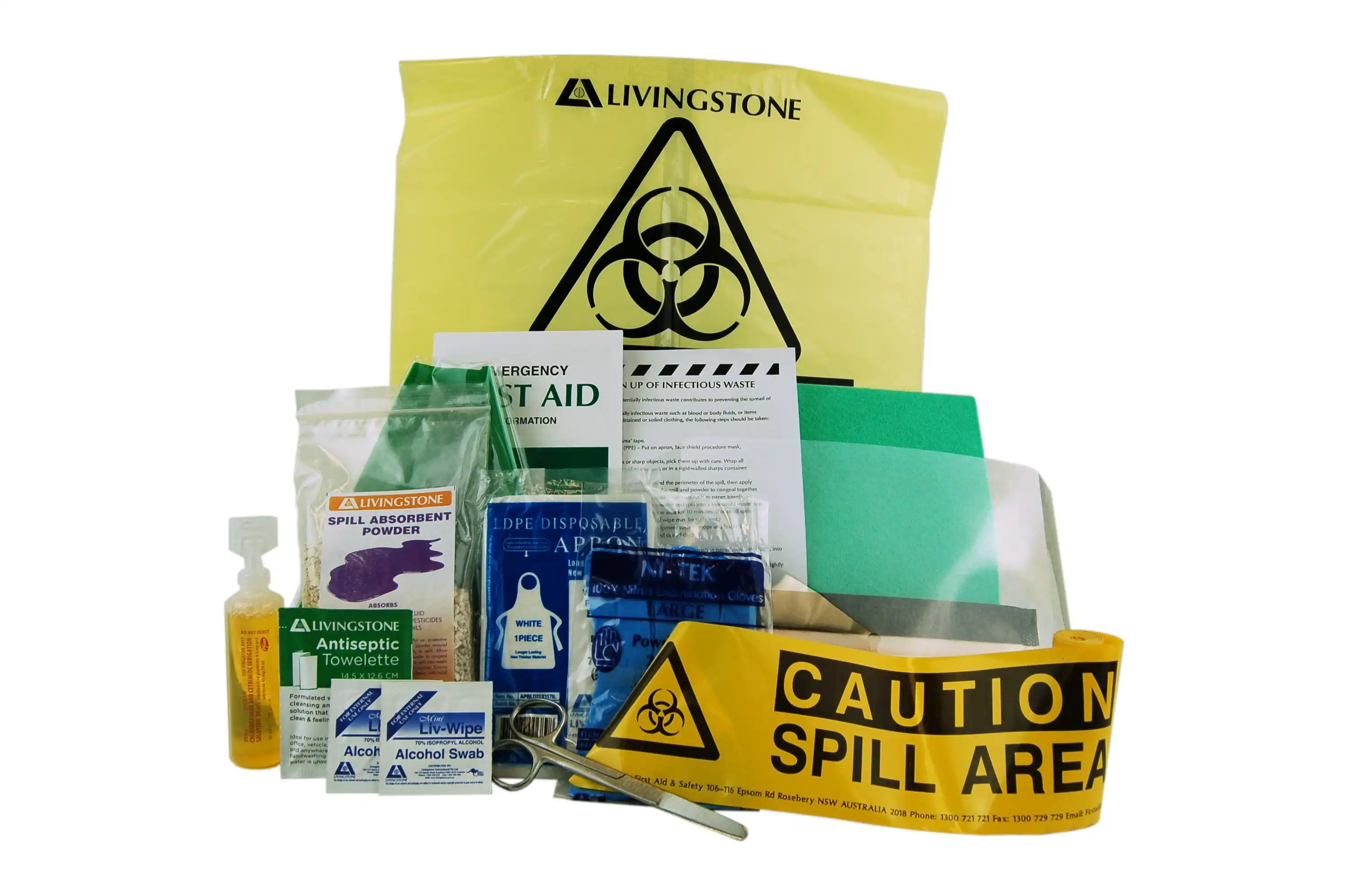 Livingstone Infectious Waste Clean Up Kit