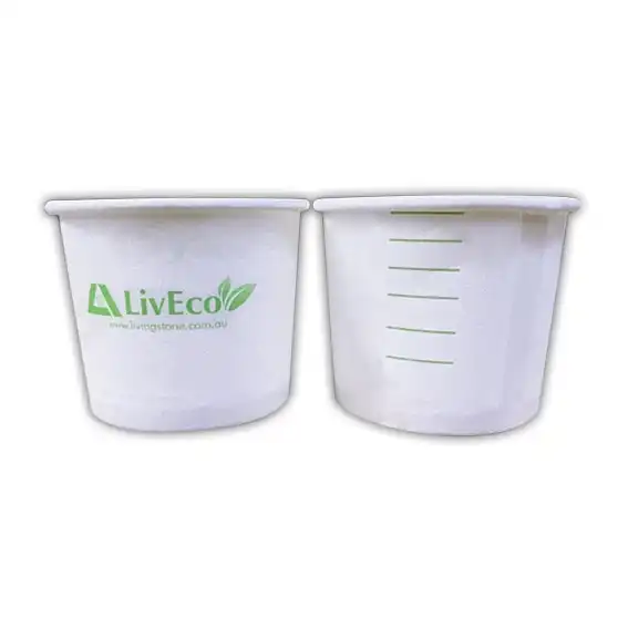 Livingstone Paper Medicine and Pill Cup Biodegradable Pulp 30ml Capacity 100 Bag 5000 Carton