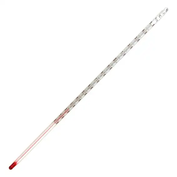 Brannan Laboratory Thermometer Red Spirit 0 to 150° C 1.0° Division Total Immersion 300(L)mm