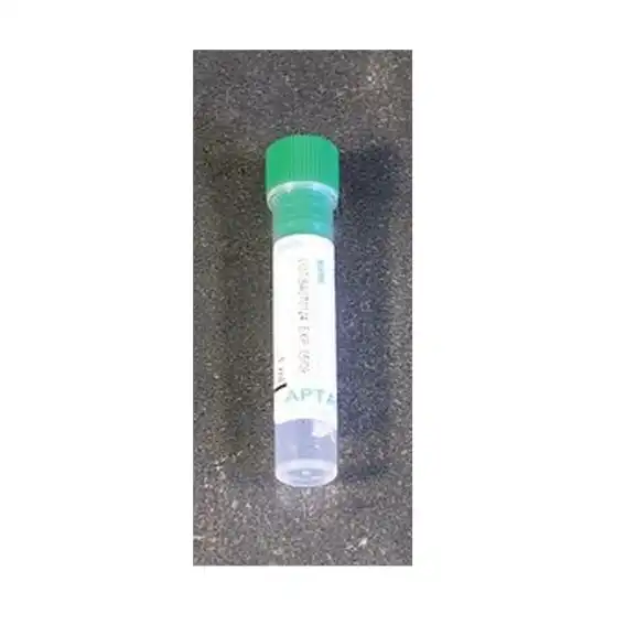 Aptaca Recyclable Plastic Test Tube, with K3 EDTA for 2.5ml of Blood, 12mm Diameter x 56mm Long, Flat Bottom, 50/Box