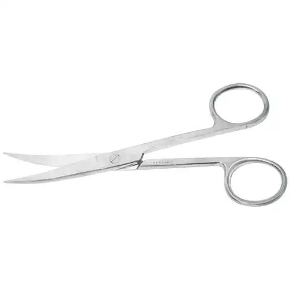 Perfect Surgical Scissors 12.5cm Sharp/Sharp Stainless Steel Curved Theatre Quality