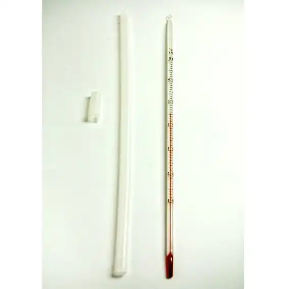 Laboratory Thermometer Red Spirit 0 to 50° C 1° Division 155(L)mm