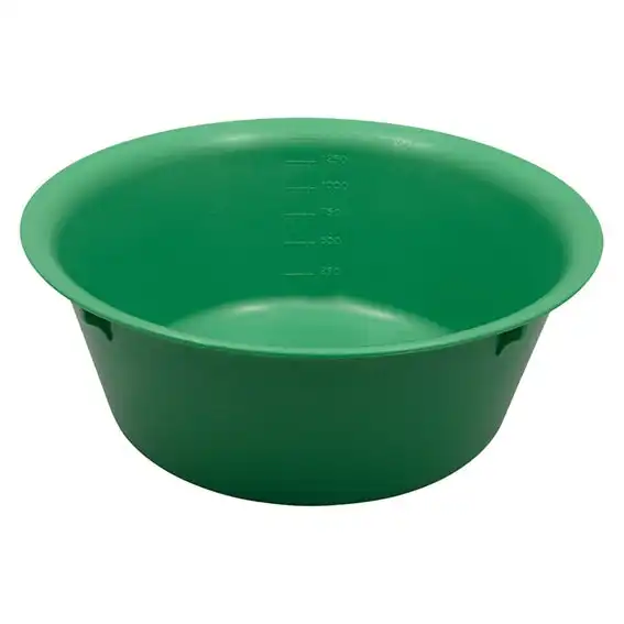 Livingstone Bowl Basin 1500ml 210mm Diameter x 80mm Height Autoclavable Plastic Green