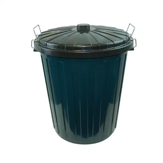 Livingstone Recyclable Plastic Garbage Bin with Lid 73L Green