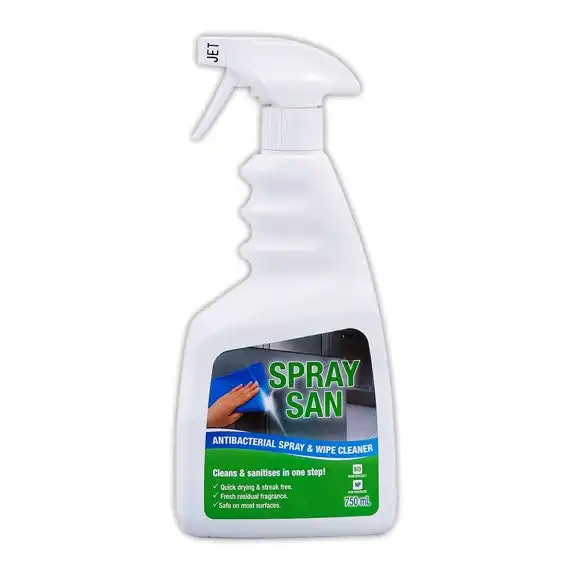 Livingstone Spray N Wipe, Antibacterial Cleanser Sanitiser 750ml Bottle with Sprayer
