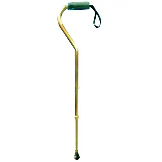 Livingstone Walking Stick Swan Neck Aluminium Bronze Adjustable 78-100 cm