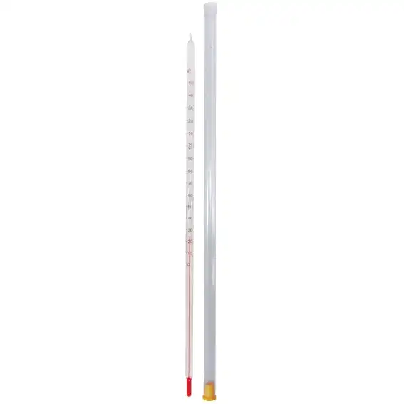 Livingstone Laboratory Thermometer Red Spirit 0 to 150°C 1.0° Division 76mm Immersion 300(L)mm