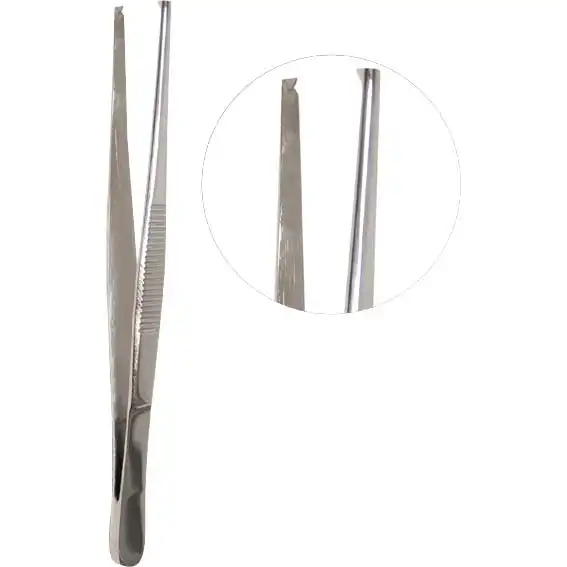 Livingstone Relast Toothed Forcep 125mm Stainless Steel