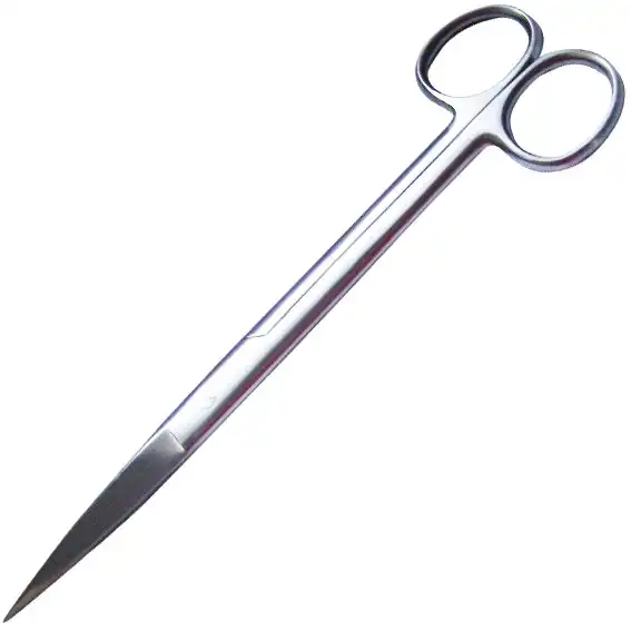 Livingstone Nurses Surgical Dissecting Scissors 17.5cm Sharp/Sharp Straight Stainless Steel