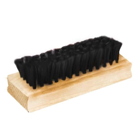 Shoe Brush Biodegradable Wooden Stock Black Bristles 11(L) x 3.8(W) x 1.5(H) cm