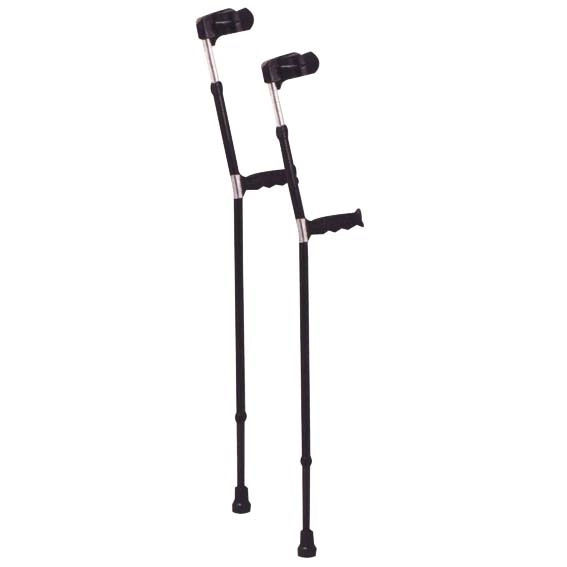 Livingstone Elbow Crutches Aluminium Adjustable Large 98-131cm 2 Pack