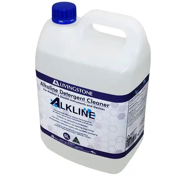 Livingstone Alkline Alkaline pH Medical and Dental Instruments and Devices Detergent Cleaner 5L
