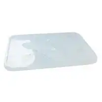 Livingstone Take-Away Rectangular Container Lid Clear Plastic 50 Pack x10