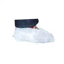 Livingstone Shoe Cover Overshoes Nonwoven White with Non-Skid White Friction Strips 1000 Carton