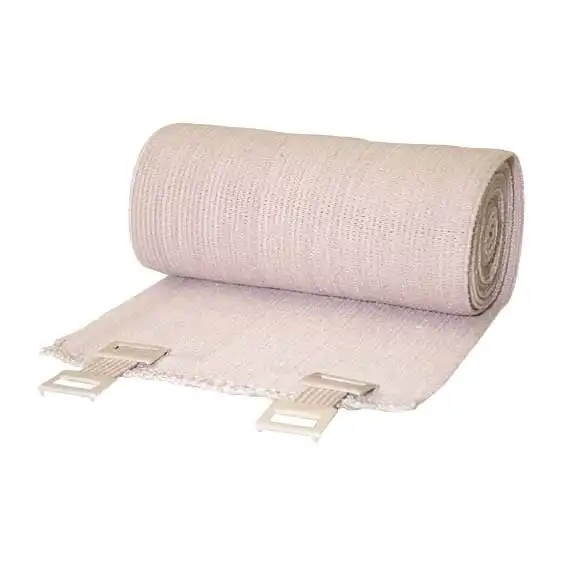 Komprez Elastic Heavy Compression Bandage Brown 10cm x 1.6m stretchable to 4.5m 12/Pack