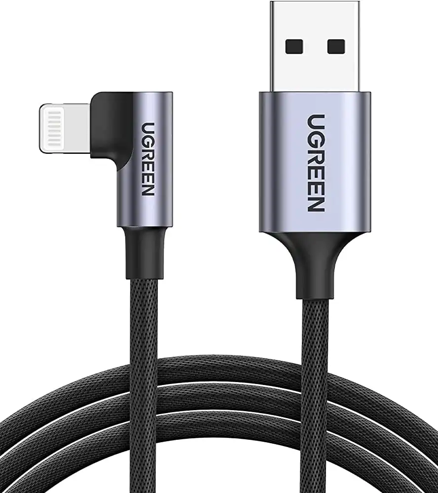 UGREEN 70733 USB-A to 8-pin iPhone Cable 90 Degree 2M