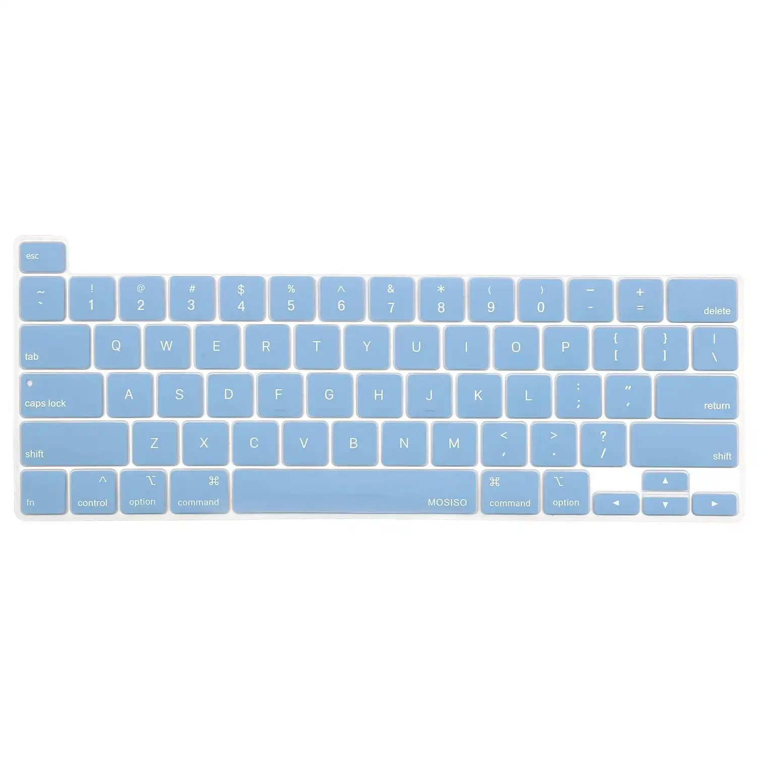 Keyboard Cover Skin For MacBook Pro 13 Pro 16 A2338 A2289 A2251 A2141 M1 M2 2020 to 2023 Sky Blue