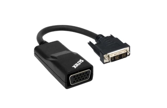 SUNIX DVI-D to VGA Adapter; compliant with VESA VSIS version 1, Rev.2; Output resolutions up to 1920x1200; HDTV resolutions up to 1080p