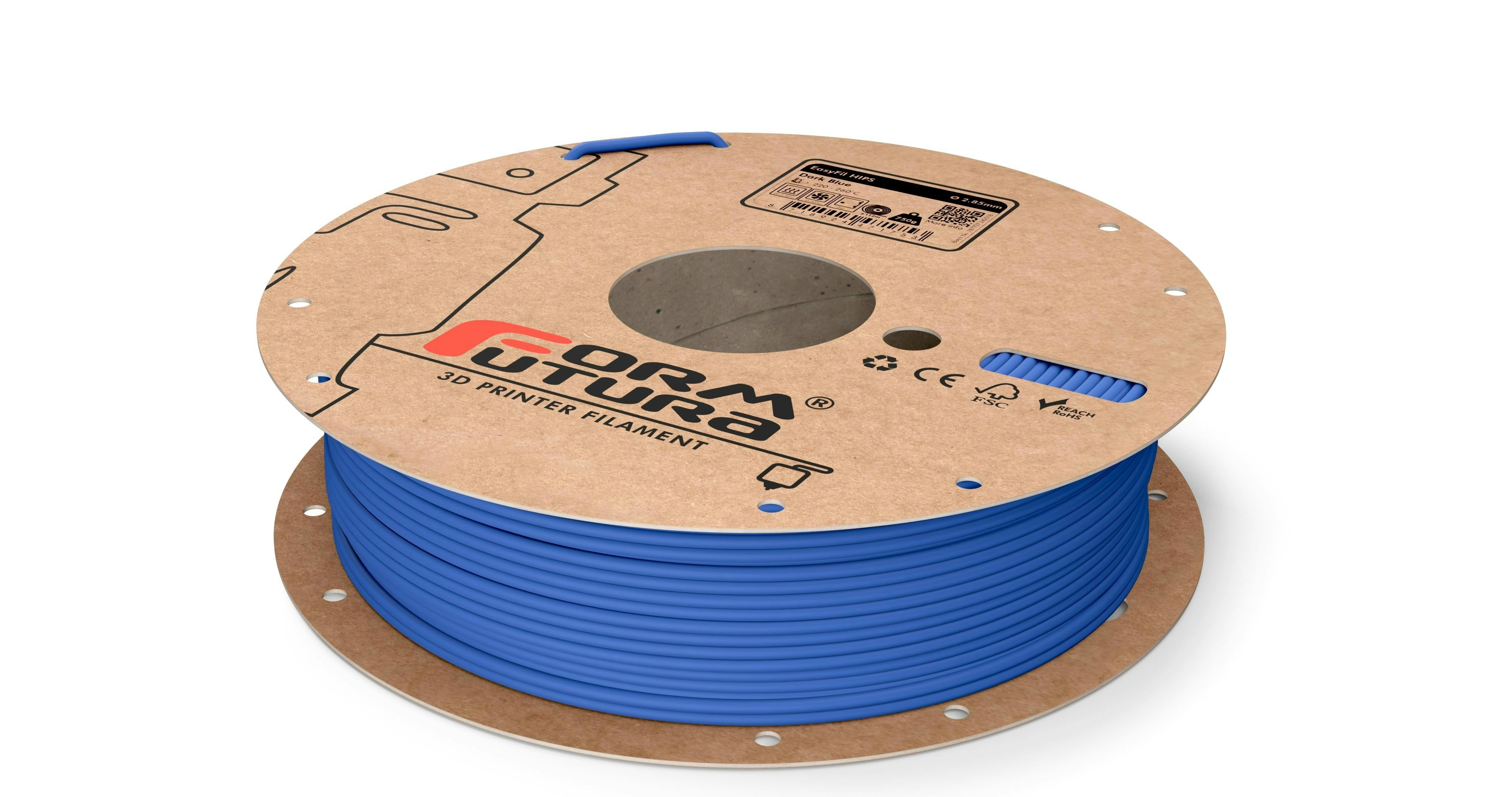 HIPS Filament EasyFil HIPS 2.85mm Dark Blue 750 gram 3D Printer Filament